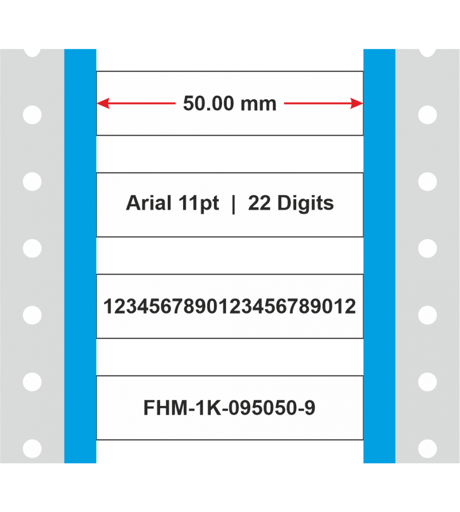 fastMARK MIL Heat Shrink Markers 9.5mm X 50mm