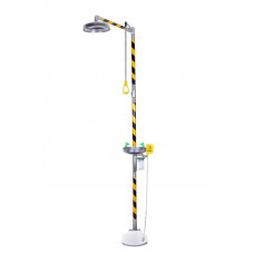 Modern Eastern MD560SS Stainless Steel Safety Shower and Eyewash with Foot Pedal