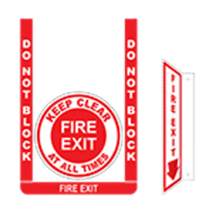 Glow in the Dark Fire Exit Bundle